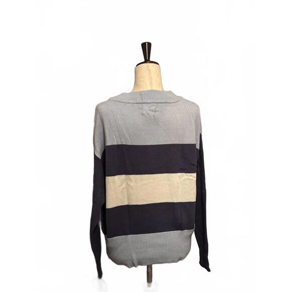 Lucky Brand NWT Striped Knit Sweater Women’s Size S - Picture 3 of 4